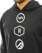 Photo4: RVCA Hoodie Parka RUOTOLO STACK HOODIE Balck (4)