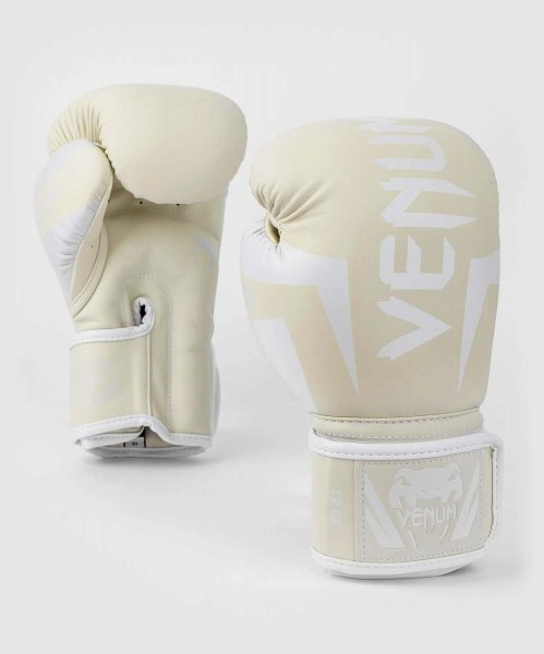 Photo1: VENUM Boxing Glove ELITE White/Ivory (1)