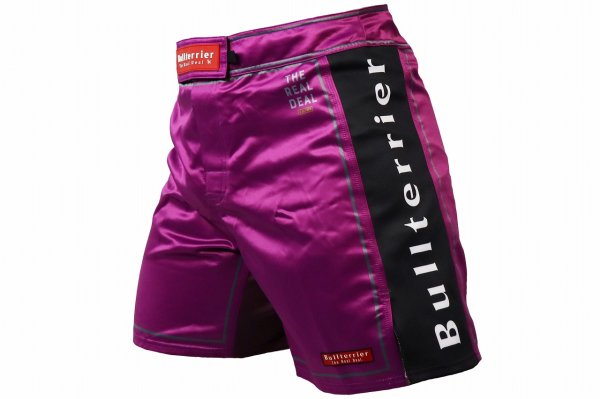 Photo1: BULL TERRIER Fight Shorts RANK 2.0 Purple (1)