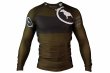 Photo1: BULL TERRIER Rashguard RANK 2.0 Long Sleeve Brown (1)