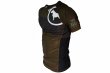 Photo2: BULL TERRIER Rashguard RANK 2.0 Short Sleeve Brown (2)