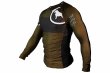 Photo2: BULL TERRIER Rashguard RANK 2.0 Long Sleeve Brown (2)