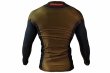 Photo3: BULL TERRIER Rashguard RANK 2.0 Long Sleeve Brown (3)