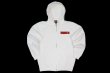 Photo1: BULL TERRIER Hoodie Zip Parka TRD White (1)