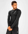 Photo3: VENUM Rashguard G-Fit AIR Long Sleeve Black (3)