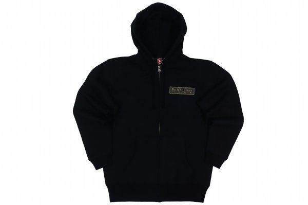 Photo1: BULL TERRIER Hoodie Zip Parka TRD Black/Black (1)