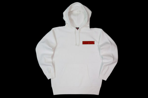 Photo1: BULL TERRIER Hoodie Parka TRD White (1)