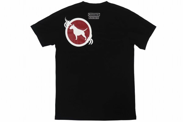 Photo2: BULL TERRIER Training Shirts TRADITIONAL Black (2)