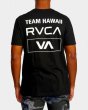 Photo2: RVCA T-Shirt Penn Just Aloha Tee Black (2)