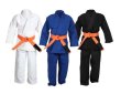 Photo2: FLUORY Kids Jiu Jitsu Gi BJJF37 Blue (2)