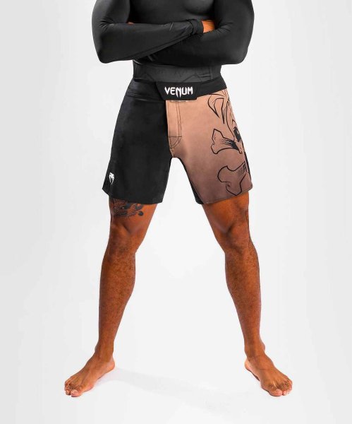 Photo1: VENUM Fight Shorts REORG Black (1)