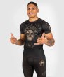 Photo1: VENUM Rashguard SANTA MUERTE DARK SIDE Short Sleeve Black/Brown (1)