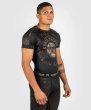 Photo2: VENUM Rashguard SANTA MUERTE DARK SIDE Short Sleeve Black/Brown (2)