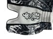 Photo4: FLUORY Muay Thai Shorts MTSF113 Black/White (4)