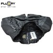 Photo4: FLUORY Muay Thai Shorts MTSF110 Black (4)
