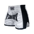 Photo2: FLUORY Muay Thai Shorts MTSF22 White (2)