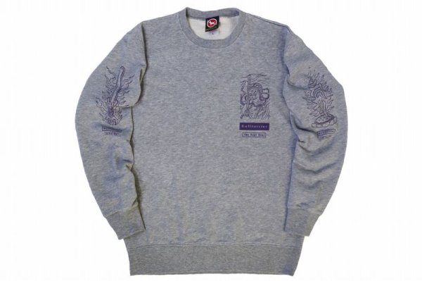 Photo1: BULL TERRIER Sweatshirt ACALA Gray (1)