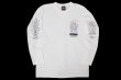 Photo1: BULL TERRIER Long Sleeve T-Shirts ACALA White (1)