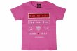 Photo1: BULL TERRIER Kids T-Shirt FUTURO Pink (1)