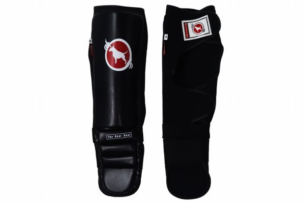 Photo1: BULL TERRIER Shin Guard TREINAMENTO 3.0 Black (1)