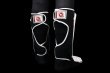 Photo6: BULL TERRIER Shin Guard TREINAMENTO 3.0 White/Black (6)