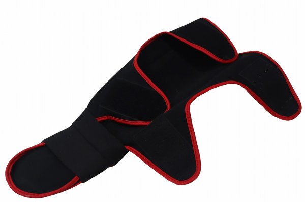 Photo4: BULL TERRIER Shin Guard TREINAMENTO 3.0 Red/Black (4)