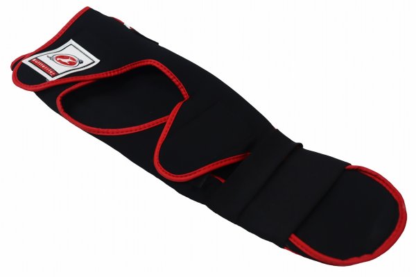 Photo3: BULL TERRIER Shin Guard TREINAMENTO 3.0 Red/Black (3)