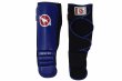 Photo1: BULL TERRIER Shin Guard TREINAMENTO 3.0 Blue/Black (1)