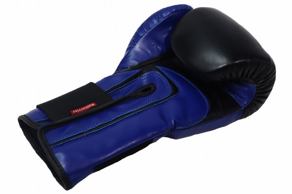 Photo6: BULL TERRIER Boxing Gloves TREINAMENTO 3.0 Black/Blue (6)