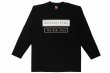 Photo1: BULL TERRIER Long Sleeve T-Shirts WBOX Black/White (1)
