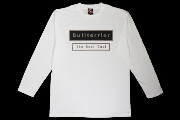 Photo1: BULL TERRIER Long Sleeve T-Shirts WBOX White (1)