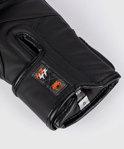 Photo6: VENUM Boxing Glove S47 Black/Orange (6)