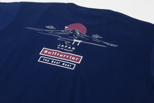Photo4: BULL TERRIER T-Shirt JAPAN Navy (4)