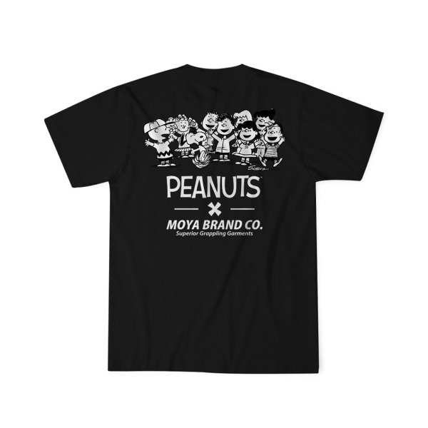 Photo2: PEANUTS x MOYA BRAND T-Shirts Squad Black (2)