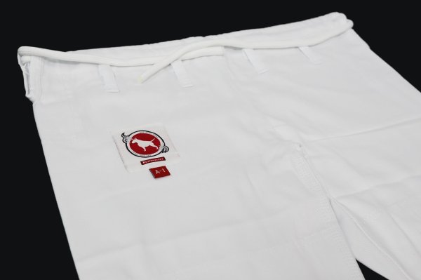 Photo6: BULLTERRIER Jiu Jitsu Gi MEDLIGHT ZERO White (6)
