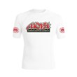 Photo1: MOYA BRAND Rashguard Combat Club Short Sleeve White (1)