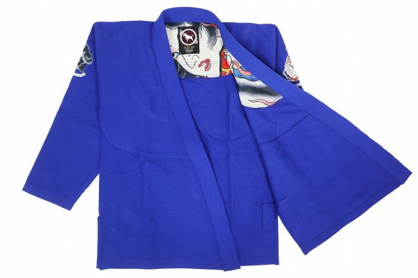 Photo2: BULLTERRIER Jiu Jitsu Gi Tsunadehime Blue (2)