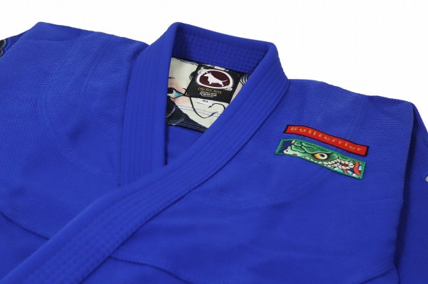 Photo5: BULLTERRIER Jiu Jitsu Gi Tsunadehime Blue (5)
