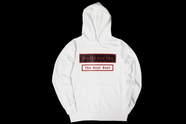Photo1: BULL TERRIER Hoodie Parka WBOX White (1)