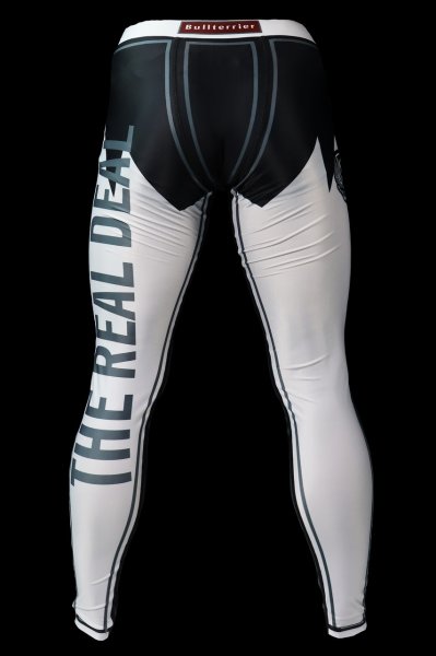 Photo3: BULL TERRIER Long Spats TRADITIONAL 2.0 White/Black (3)