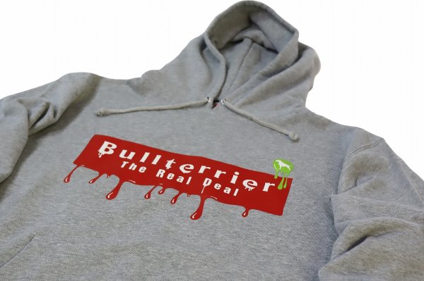 Photo3: BULL TERRIER Hoodie Parka Paint Gray (3)