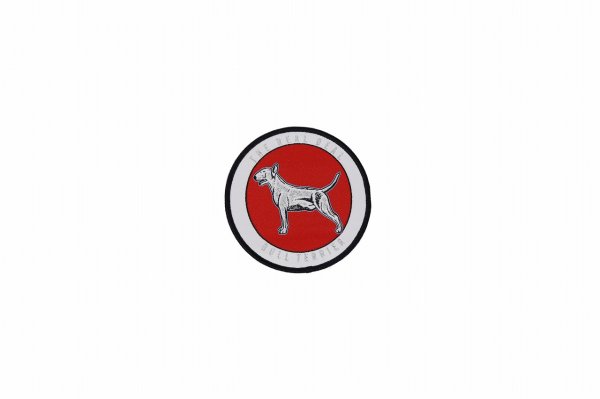 Photo3: BULLTERRIER Patch CIRCLE Logo (3)
