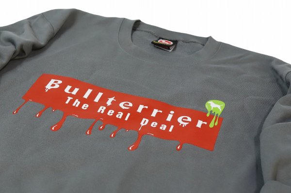 Photo3: BULL TERRIER Sweatshirts Paint Stone Green (3)