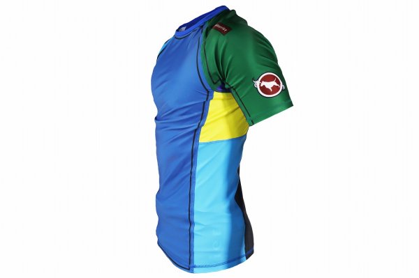 Photo2: BULL TERRIER Rashguard TRADITIONAL Short Sleeve Mix (2)