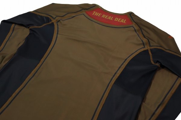 Photo7: BULL TERRIER Rashguard RANK3.0 Long Sleeve Brown (7)