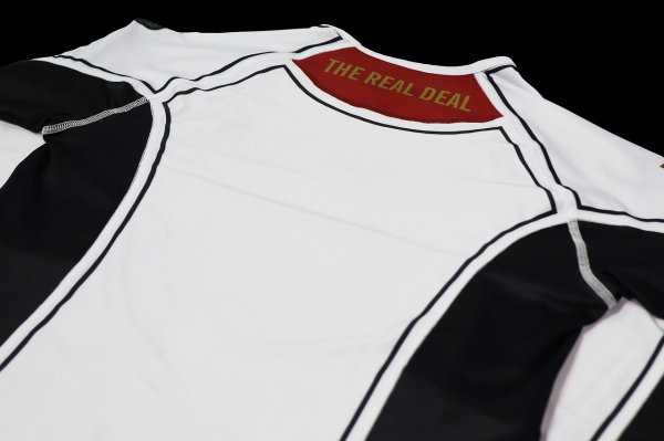 Photo7: BULL TERRIER Rashguard RANK3.0 Long Sleeve White (7)