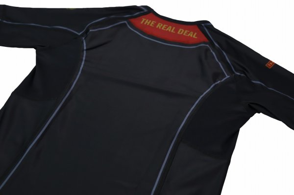 Photo7: BULL TERRIER Rashguard RANK 3.0 Short Sleeve Black (7)