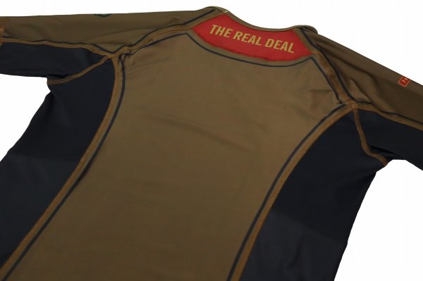Photo7: BULL TERRIER Rashguard RANK 3.0 Short Sleeve Brown (7)