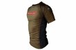 Photo2: BULL TERRIER Rashguard RANK 3.0 Short Sleeve Brown (2)