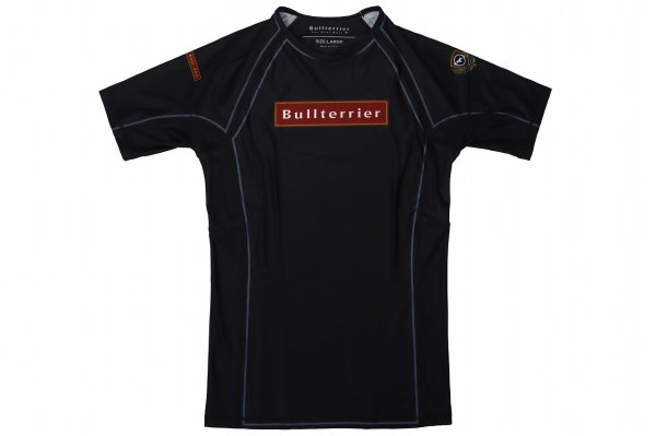 Photo4: BULL TERRIER Rashguard RANK 3.0 Short Sleeve Black (4)